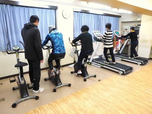 昨年度に行われたトレーニング器具体験教室