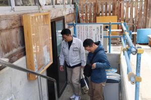 八町温泉に到着