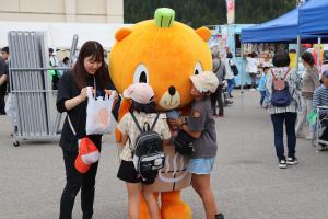 お友だちに会えて嬉しいかぼまる