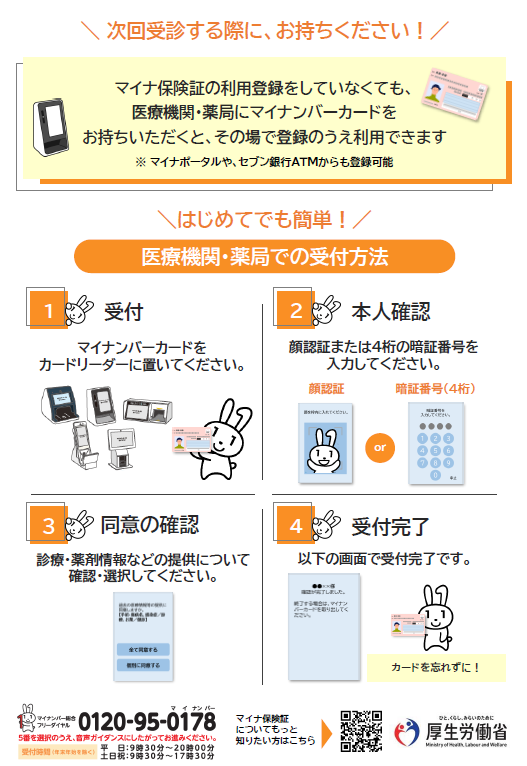 厚生労働省 マイナ保険証 広報チラシ2