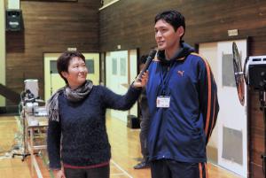 横小まつりでの鈴木隊員