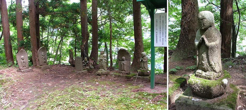 水沼の道祖神(みずぬまのどうそじん) または 水沼僧形道祖神群(みずぬまそうぎょうどうそしんぐん)の写真
